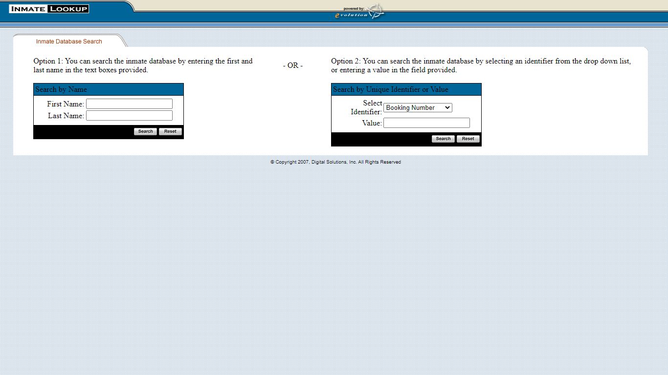 Inmate Lookup Tool