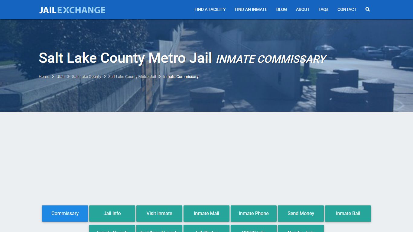 Salt Lake County Metro Jail Commissary, Care Packs, Gifts ...